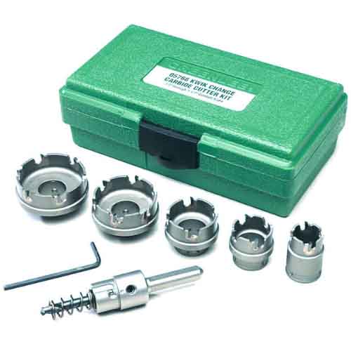 Greenlee - Carbide Cttr, Quick Chge, 6Pc, Hole Making (660)