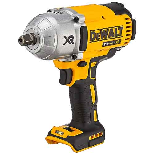DEWALT 20V MAX XR Brushless High Torque 1-2 Impact Wrench with Detent Anvil, Cordless, Tool Only (DCF899B)