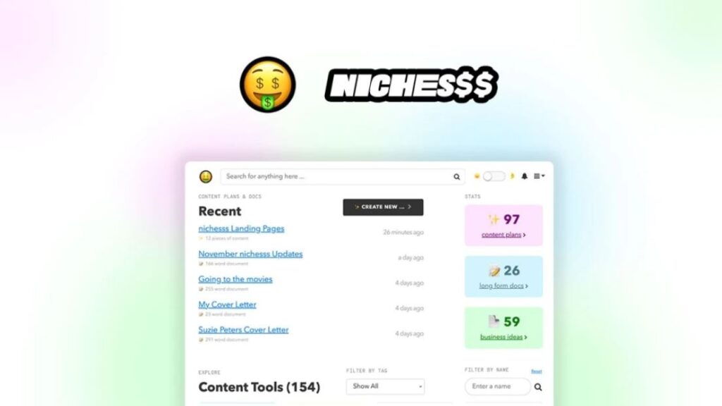 Nichesss: Boost Your Content Creation with AI Tools